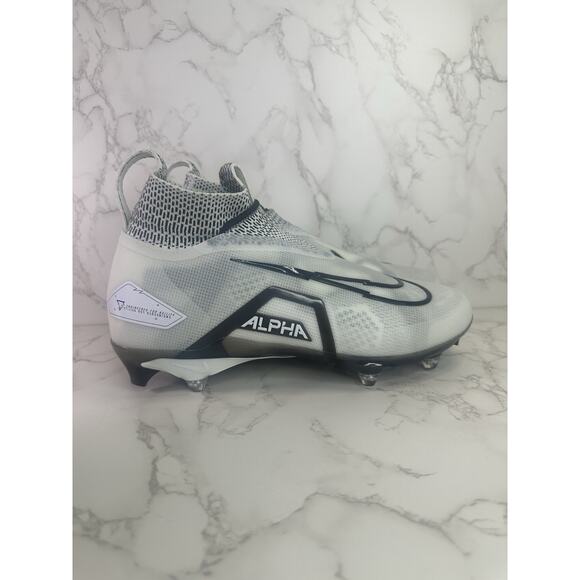 Nike Alpha Menace Elite 3 White Particle Grey Detachable DR5659-100 Mens Size 11 - Picture 5 of 6